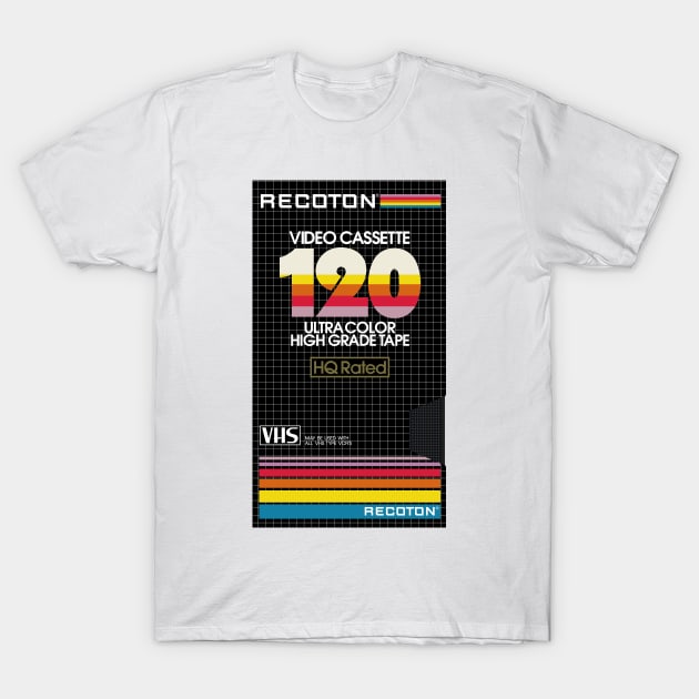 RECOTON VHS T-Shirt by AtelierNab